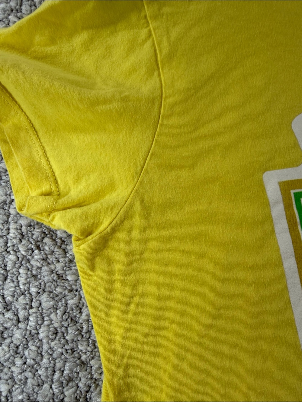 Port & Co Heinz "Yellow Mustard" Short Sleeve Crew Neck Graphic Tee Women SZ Sm - Picture 7 of 8